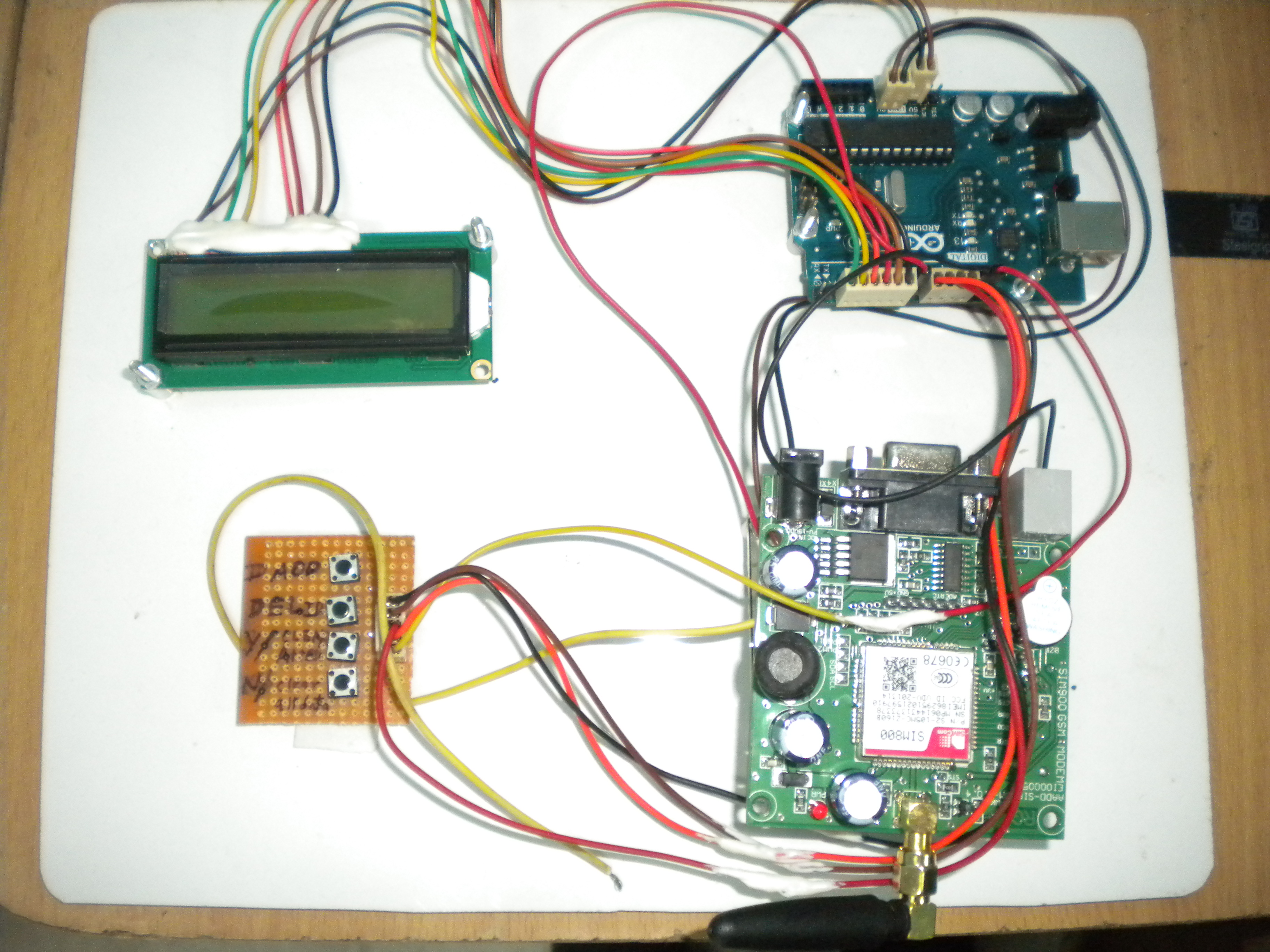 ARDUINO BASED GSM BASED TEMPERATURE INDICATION SYSTEM